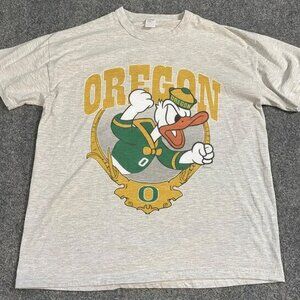 Vintage Design University Of Oregon Duck T-Shirt Grey Unisex, Gift For Christmas